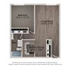 Clover One Bedroom One Bathroom Floor Plan at Willow Crossing, Elk Grove Village, Illinois Clover One Bedroom One Bathroom Floor Plan at Willow Crossing, Elk Grove Village, Illinois